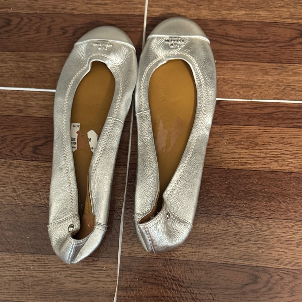 Coach Silver Women's Flats
